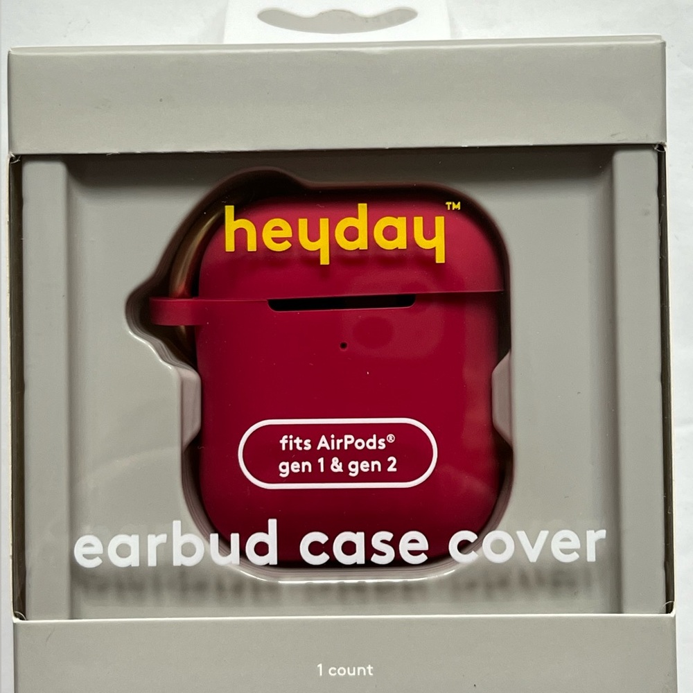 Heyday Earbud Case Cover, Fits AirPods Gen 1 & Gen 2